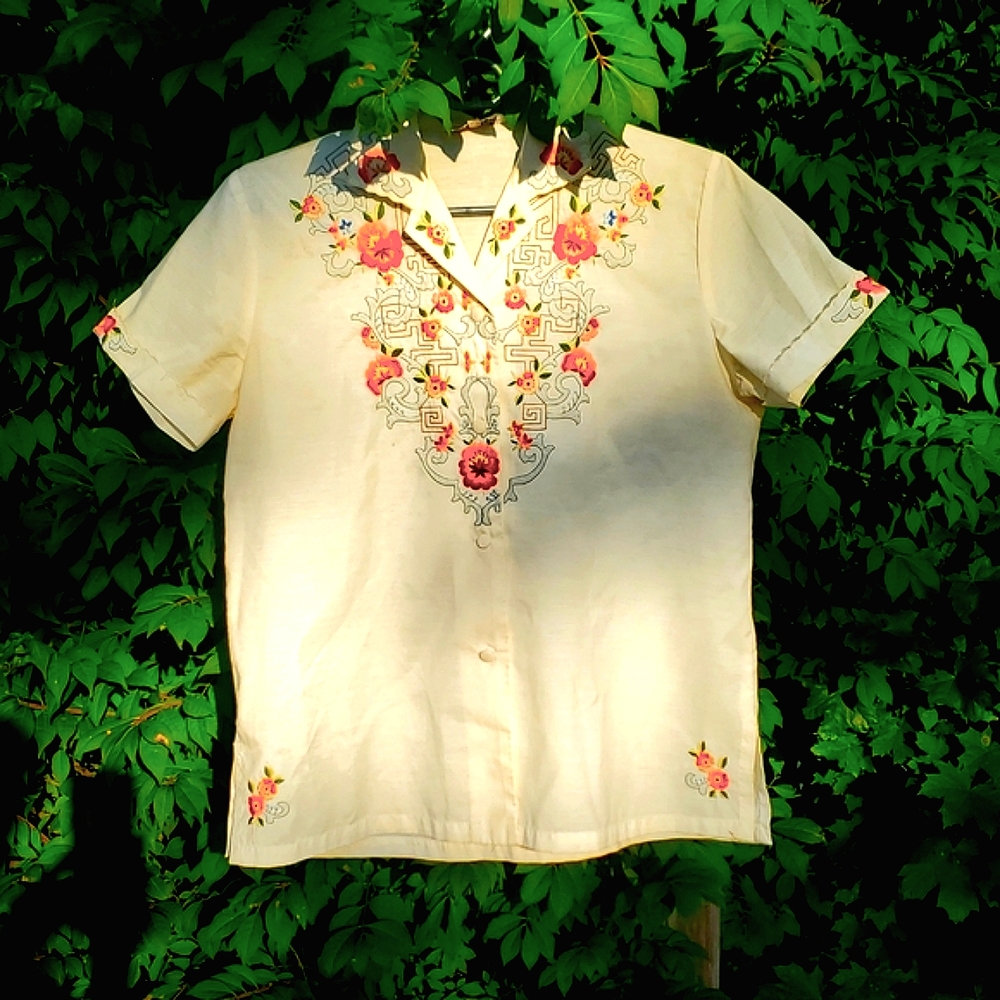 Asian embroidered Blouse
